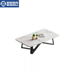圣黎 办公沙发简约会客洽谈沙发商务办公室沙发  长茶几 120*60*45cm