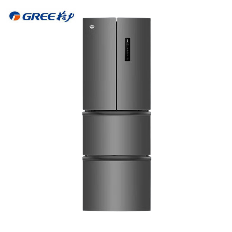 格力（GREE） 晶弘BCD-303WPFCZ/羽墨灰冰箱303升法式多门家用-33℃深冻储鲜360度风冷养鲜节能变频