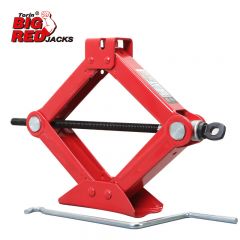 BIG RED汽车用千斤顶T10060汽修工具手摇剪式车载千斤顶小车面包车0.6T