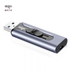 爱国者（aigo） U335 64G高速USB3.0大容量金属迷你推拉伸缩商务学生U盘