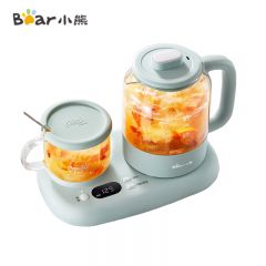 小熊（Bear） YSH-P08G7养生壶套装 煮茶壶 办公室迷你电烧水壶 保温杯加热杯垫暖奶桌面多功能煮花茶 多段恒温 送礼推荐 组合套装 0.8L +0.3L