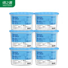 绿之源 除湿盒500ml*6盒干燥剂除湿剂防潮剂除湿袋衣柜房间吸湿防潮除霉