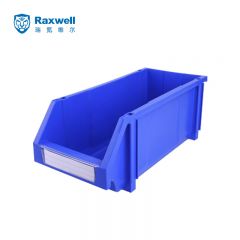 瑞氪维尔（Raxwell）  组立背挂零件盒斜口塑料物料盒 外尺寸规格：450×200×177 蓝色 RHSS3010