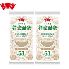 鲁花 六艺活性荞麦面条600g*2袋（荞麦粉含量≥51%）