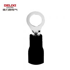 德力西电气 RV1.25-5 圆形预绝缘端头 厚0.6mm(500只/袋) 黑 DHARV1025M5BHB