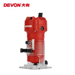 大有（Devon）6mm修边机1326-5-6电木铣木工雕刻机开槽机大功率修边机电动工具 官方标配