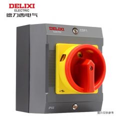 德力西电气  CDF1 10A CDF1-20 10A 3P 表面安装带防护外壳 CDF12010123 负荷隔离开关