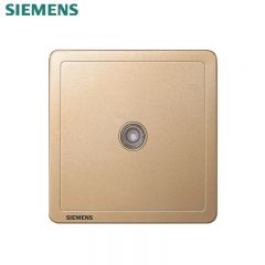 西门子（SIEMENS） 5UH14313NC03 单电视插座家用墙壁暗装 致典系列 日曜金