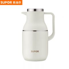 苏泊尔（SUPOR） KC20FZ50星辰真空保温壶家用大容量热水壶热水瓶304不锈钢内胆2L白色
