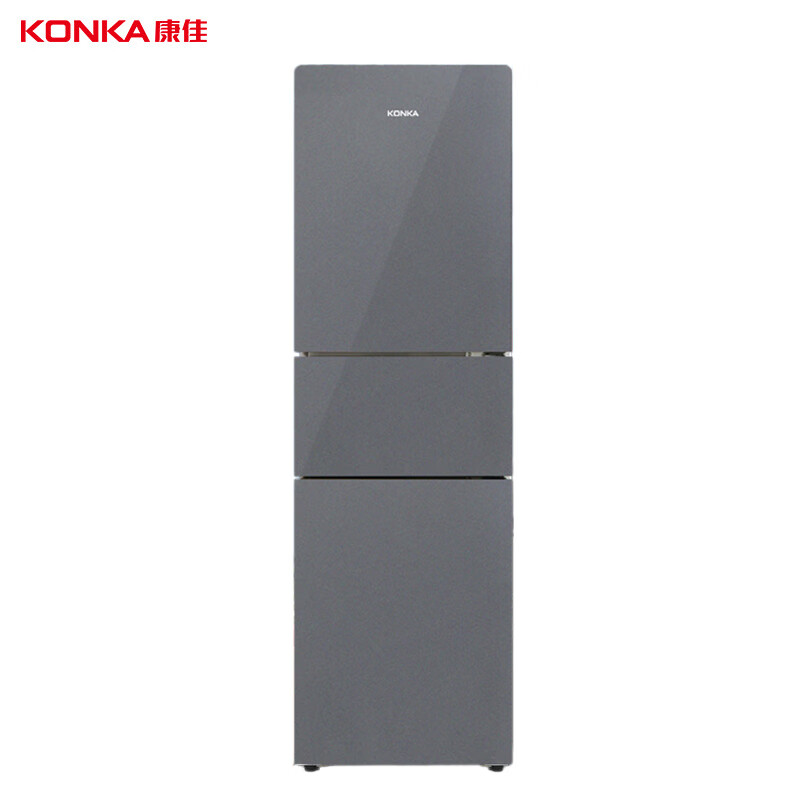 康佳（KONKA） BCD-218W3-A三门冰箱218升超大容量风冷无霜