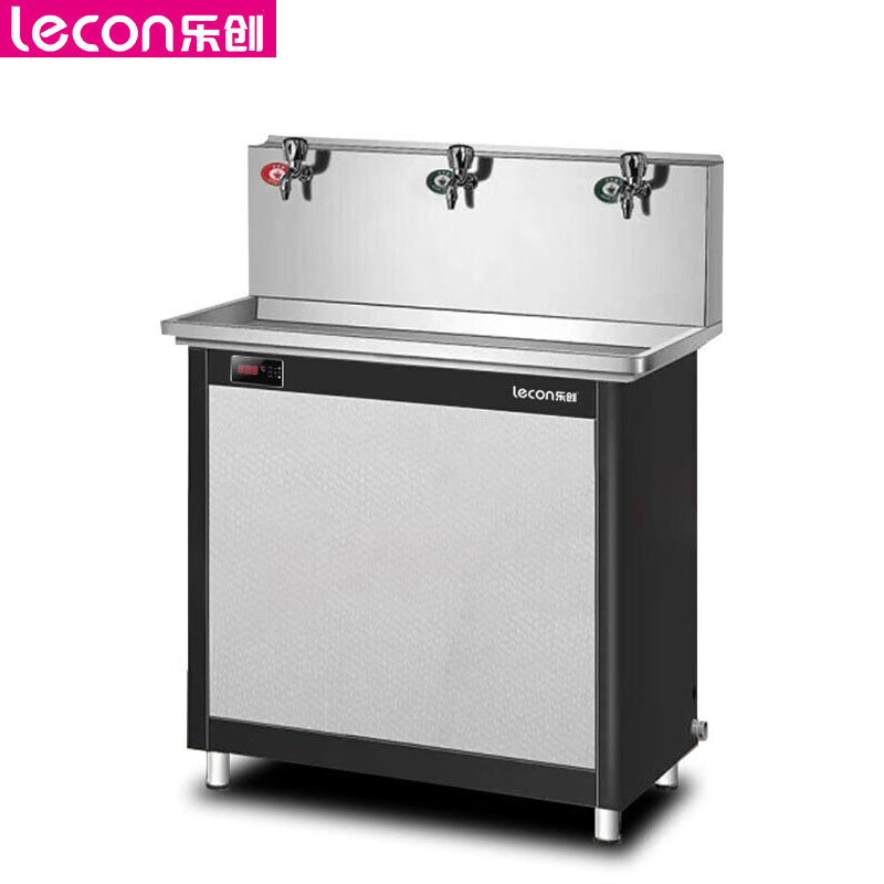 乐创（lecon） 商用开水器 学校公司工厂大型不锈钢直饮机 台式一开二温 LC-J-ZY01