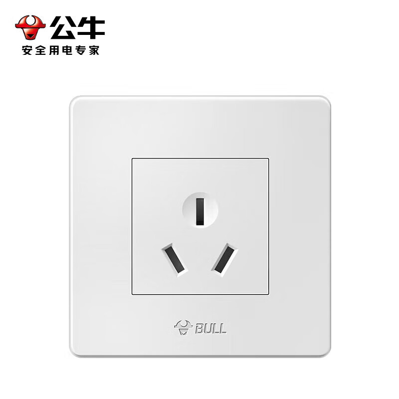 公牛（BULL） 开关插座 G07系列 三孔16A插座空调插座86型面板G07Z104 白色