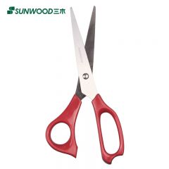 三木（SUNWOOD） P73 178mm不锈钢剪刀 红色 办公家用生活家用裁缝剪剪子美工剪手工剪