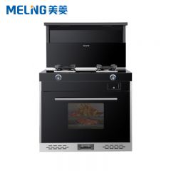美菱（MeiLing） JJZT-MYZ32家用集成灶 智能烟灶联动 19m³大吸力 5.2KW大火力 60升蒸烤炸一体灶天然气