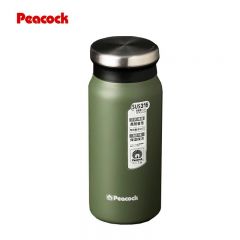 孔雀（Peacock） 保温杯男士咖啡杯316不锈钢保温杯高颜值便携保冷水杯子400mlDVZ-40绿色