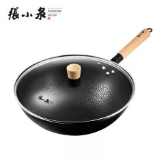 张小泉 中华爆炒精铁炒锅 带盖 32cm C30830200