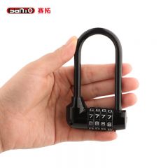 赛拓（SANTO）密码锁加长 柜子抽屉防盗锁芯 文件行李箱包长梁挂锁大门仓库户外 0466 小号四码密码锁