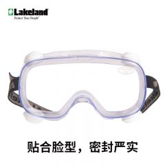 雷克兰（Lakeland）安全护目镜户外防雾防冲击喷溅防风骑行眼镜可戴近视眼镜防紫外线G1510\1580G1510