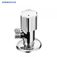 九牧（JOMOO）44054-346/1C-1 角阀 铜镀铬主体冷热三角阀加厚4分马桶热水器卫浴八字阀 单热