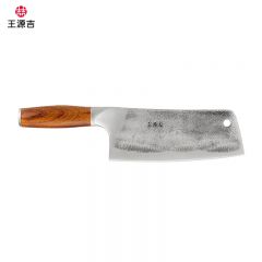 王源吉 女士切片刀手工锻打老式家用切肉切菜刀锋利不锈钢厨房轻便菜刀