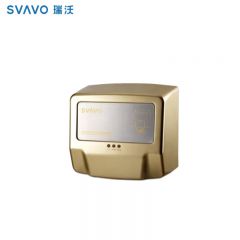 瑞沃 干手器全自动感应烘手器商用卫生间高速烘手机 V-183香槟色