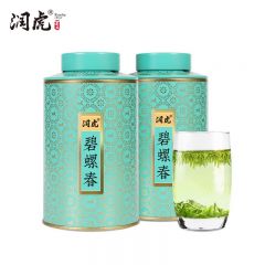 润虎 新茶碧螺春250克（125克*2） 传蕴系列 绿茶散装高山云雾嫩芽罐装 嫩芽高山云雾茶叶
