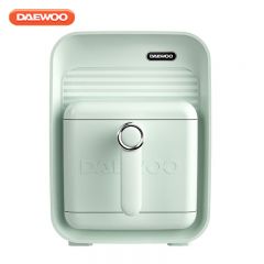 大宇（DAEWOO） K12绿空气炸锅家用不沾内胆多功能智能电炸锅5L大容量广域温控顶置菜单可视自动炸锅