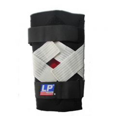 LP 护膝十字韧带稳定加压膝关节登山深蹲保暖膝盖半月板损伤专用黑色单只S码33.0-36.8cm