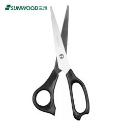 三木（SUNWOOD） P73 178mm不锈钢剪刀 黑色 办公家用生活家用裁缝剪剪子美工剪手工剪