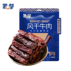 蒙都 休闲零食肉干肉脯约七成风干孜然味 风干牛肉干488g