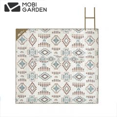 牧高笛（MOBIGARDEN）云霞超声波便携可机洗野餐垫200*220暖沙色NX21663022