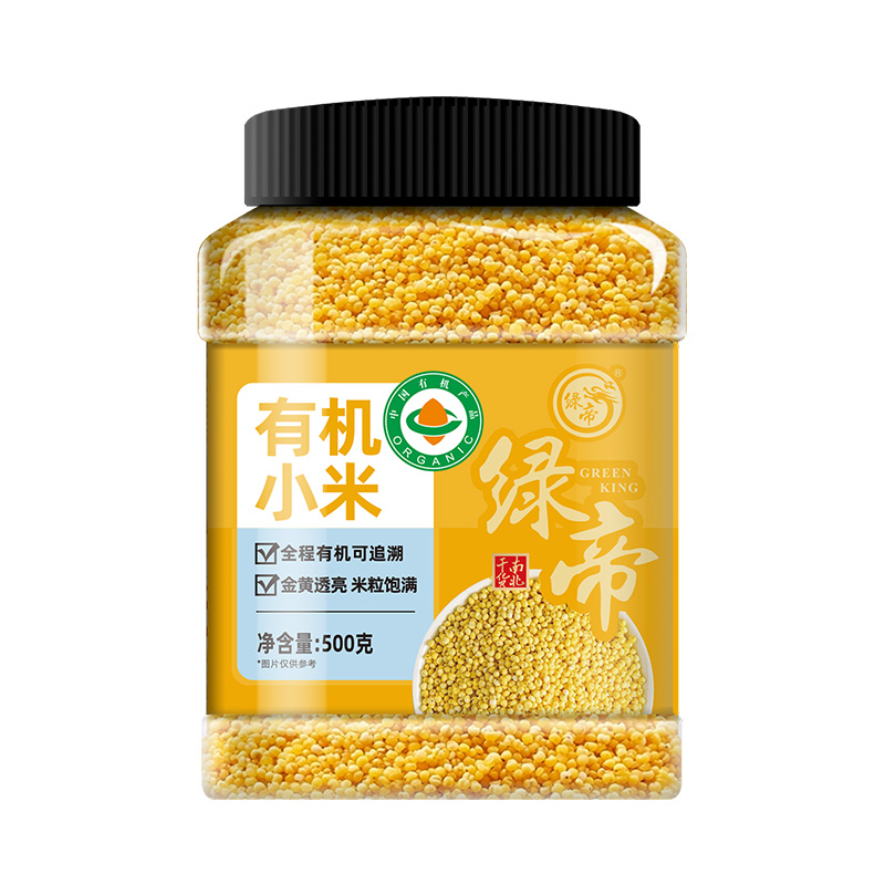 绿帝(GREEN KING) 有机小米 500g