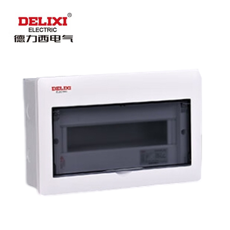德力西电气 配电箱 家用强电箱 暗装空开断路器照明箱 透明门CDEN1 21回路