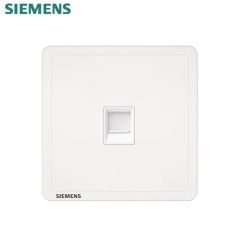 西门子（SIEMENS） 5UH14713NC01 单电脑插座 家用墙面插座（6类 非屏蔽） 致典系列 雅白单孔网络插座
