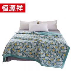 恒源祥 全棉棉花夏被夏碎花款轻薄凉被150*200cm