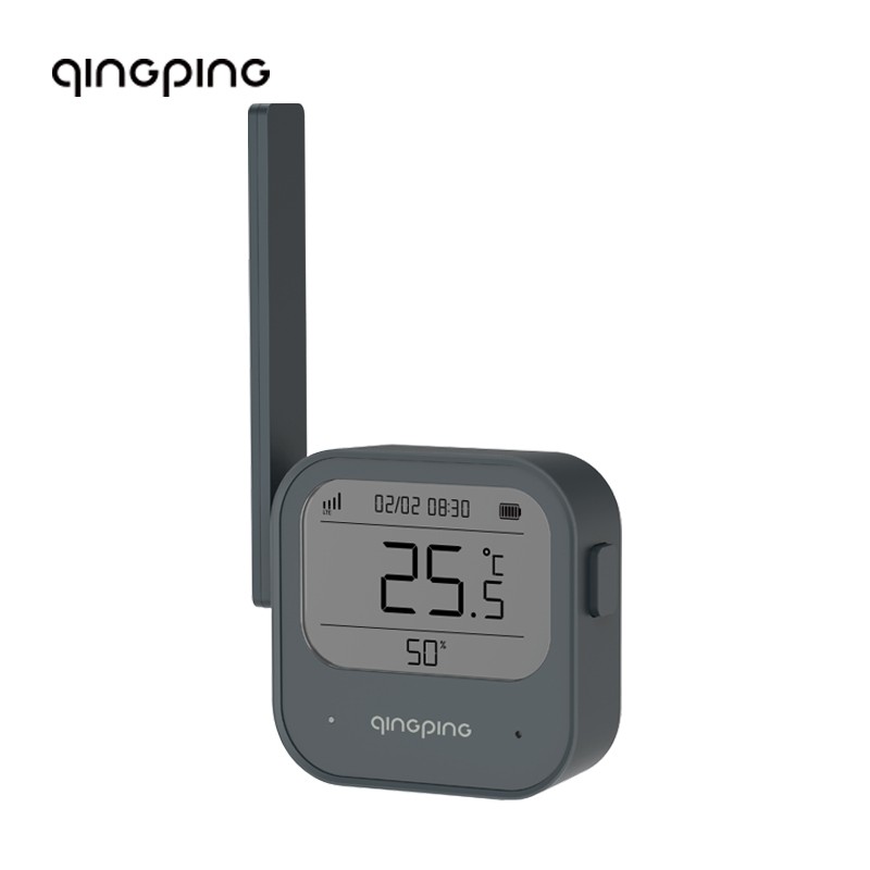 青萍（Qingping） E NB-IoT版 工业高精度温湿度记录仪 防水防尘可外接探头智能远程无线超限报警