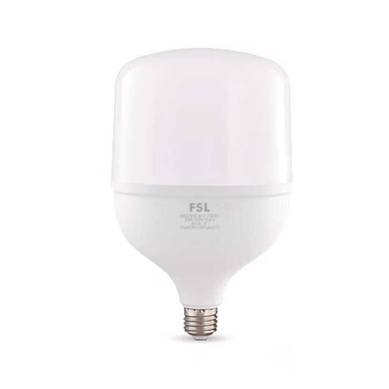 佛山照明（FSL） T140 LED节能灯泡 大功率物业商用工厂照明 柱形泡50W 6500k E27大螺口