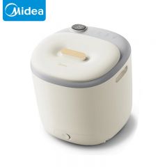 美的（Midea） ZL1P泡脚桶足浴盆全自动按摩洗脚盆智能电动加热恒温定时白色