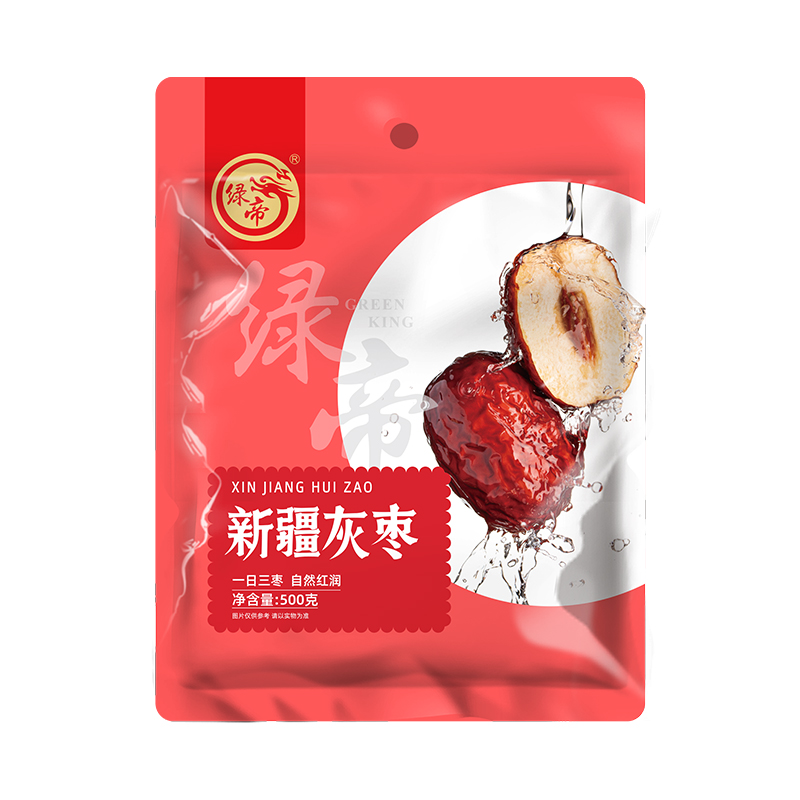 绿帝（GREEN KING）新疆灰枣 500g