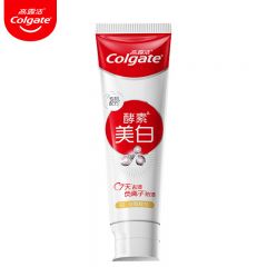 高露洁（colgate） 活性酵素美白牙膏120g 淡雅桂花味清新去口气