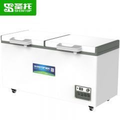 圣托（Shentop） 卧式冰箱商用大冰柜 饭店厨房冷藏冷冻节能冰箱 超市大型单温冷冻柜 STLW-C888