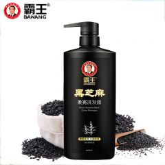 霸王 黑芝麻黑亮洗发露750ml洗发水柔顺保湿修护滋润控油 男女士通用