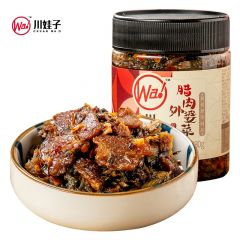 川娃子 湖南特产下饭菜 香辣梅干菜萝卜干拌饭酱腌菜 腊肉外婆菜280g