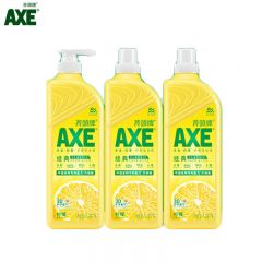 斧头牌（AXE） 柠檬护肤洗洁精1.18kg*3瓶可洗果蔬不伤手