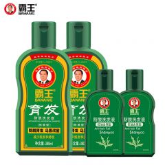 霸王（BAWANG） 防脱洗发液380ml*2+80ml*2控油去屑洗发露