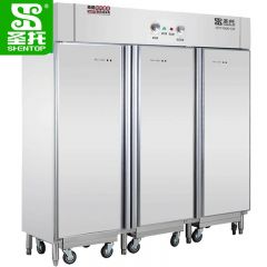 圣托（Shentop）三门推车式高温热风循环消毒柜 酒店饭堂大容量消毒柜 DAC11