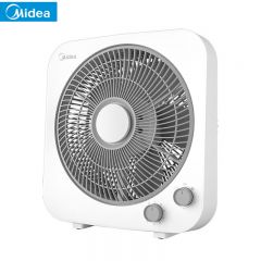美的（Midea） KYT25-22MW电风扇家用台式鸿运扇360°出风四档可调五叶轻音柔风转页扇卧室宿舍节能省电台扇桌面转页扇
