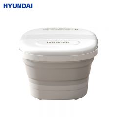 HYUNDAI XD-2108E 足浴盆 全自动按摩可折叠泡脚桶电动加热洗脚盆恒温泡脚盆足浴桶 白色
