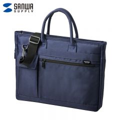 山业（SANWA）BAG-GF8NV-C 商务休闲电脑包 深蓝色 15.6英寸