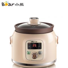 小熊（Bear）  电炖锅紫砂锅 电炖盅紫陶电砂锅家用煲汤炖汤养生锅迷你小BB煲宝宝婴儿辅食煮粥熬粥锅DDG-D20N1一台